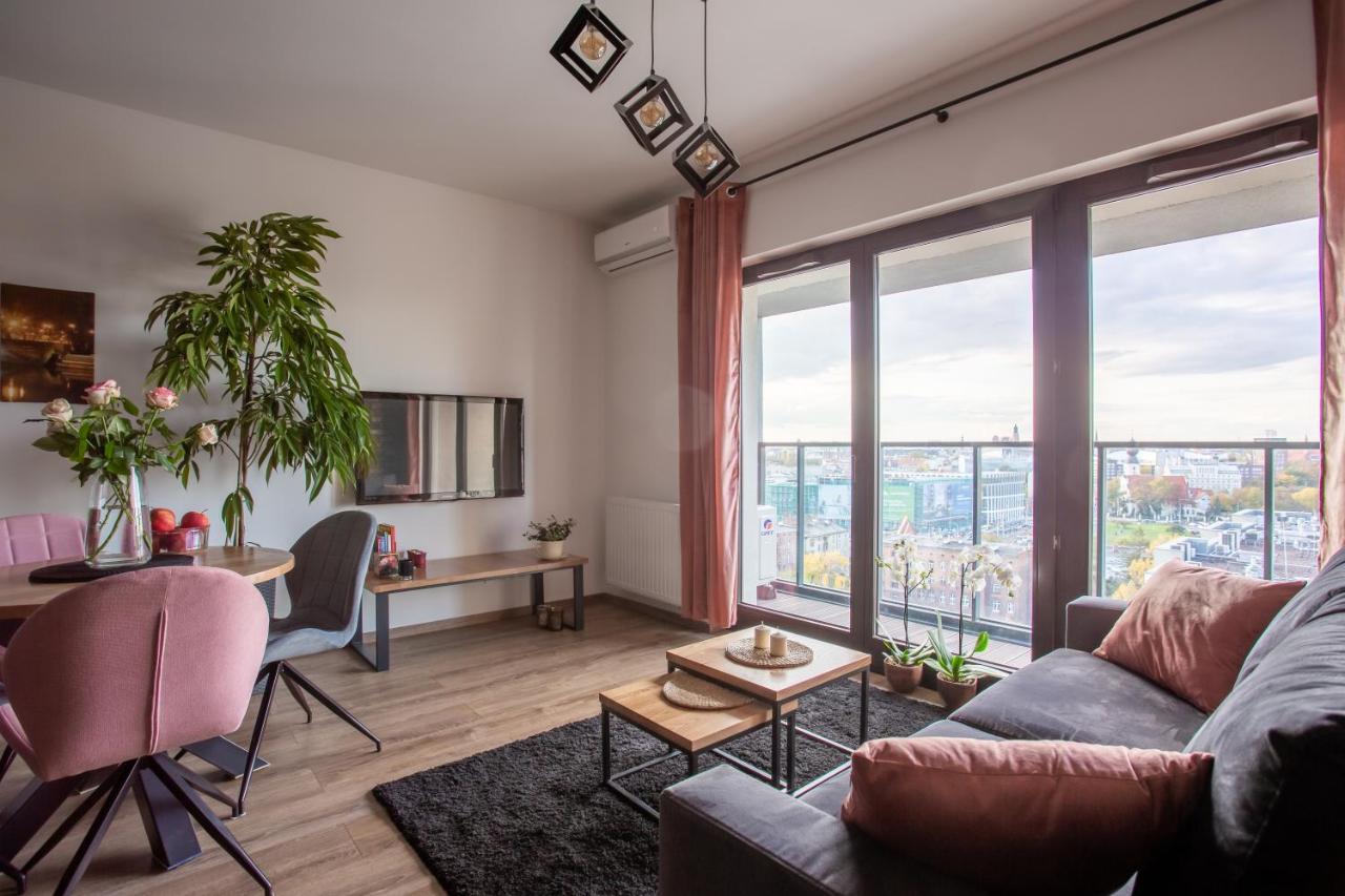 Glamour Apartment City View Wrocław Exteriör bild